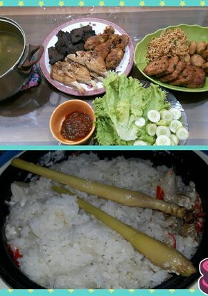 Foto resep Nasi liwet praktis dan lauk