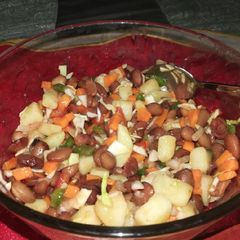 A picture of Red beans salad.