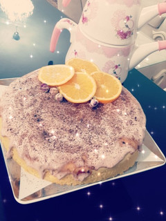 عکسی از دستور کیک پرتقالی