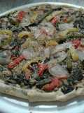 Tarta ligth de jurel y acelga