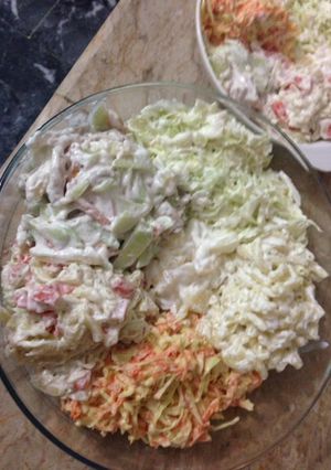 A picture of Russian salad.