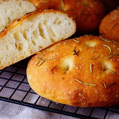 A picture of Homemade Rosemary Focaccia Bread.