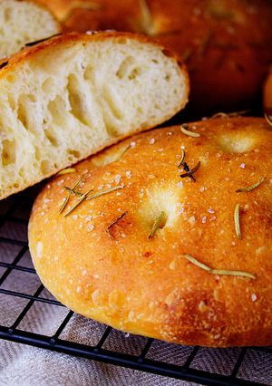 A picture of Homemade Rosemary Focaccia Bread.
