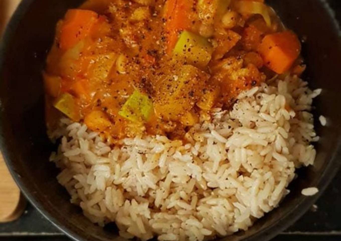 Coconut milk curry