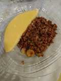 Polenta com proteína de soja
