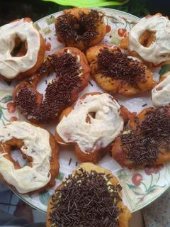 Foto resep Donat tiramisu dan coklat