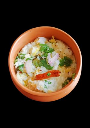 A picture of Pakhala Bhata.