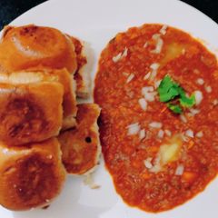 A picture of Pav bhaji.