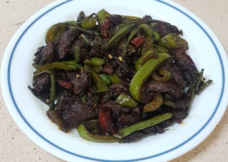 Spicy Beef stir fry