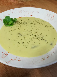 Una foto de Crema de espárragos trigueros