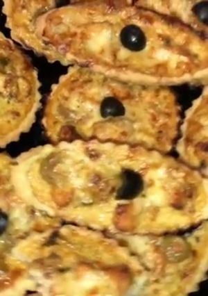 صورة لوصفة ميني كيش بالدجاج