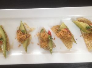 Hình của món Nộm Wasabi (chay).