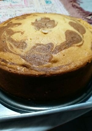 Foto resep Marmer cake/marble cake lembut irit telur