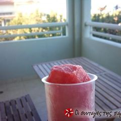 A picture of Watermelon granita.
