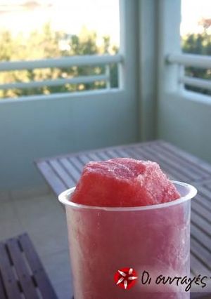 A picture of Watermelon granita.