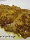 Lomo a la mostaza con salsa de vino y naranja