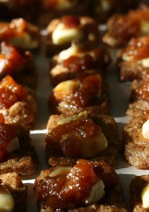 A picture of Baked brie bites.