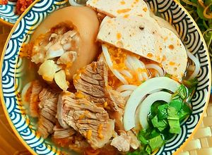 Hình của món Bún bò Huế.