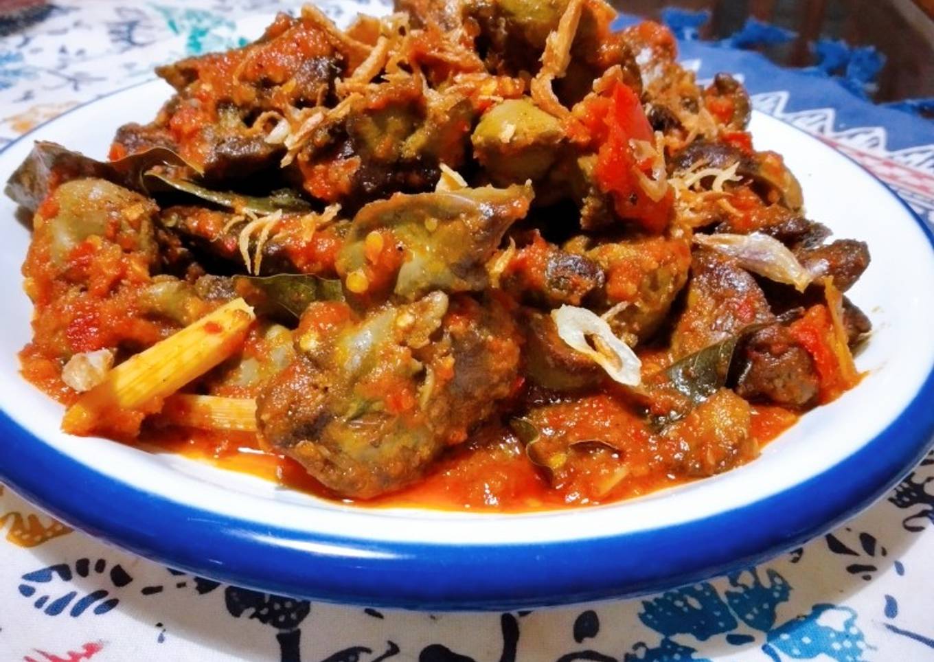 Balado ati ayam___🍂🍂