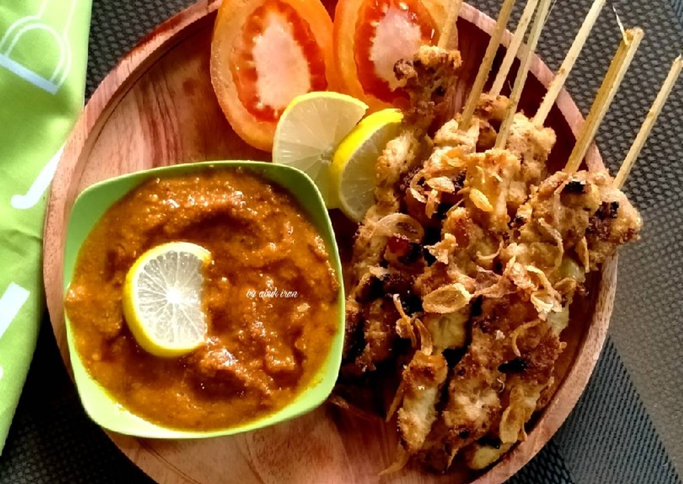 Sate Ayam bumbu Kacang