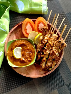 Foto resep Sate Ayam bumbu Kacang