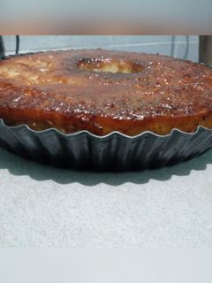 Una foto de Budín de pan express (con agua)