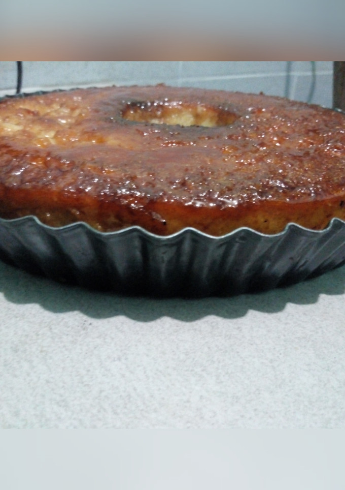 Una foto de Budín de pan express (con agua)