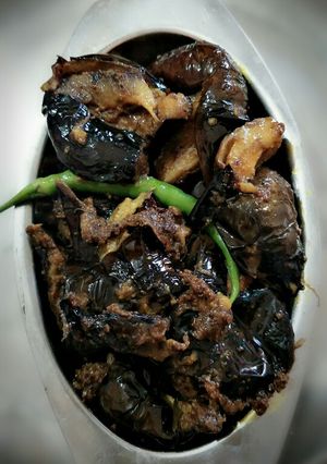 A picture of Stuffed eggplant recipe.