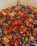 Sambal kecap untuk sate ayam ala aku