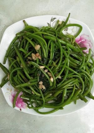 Hình của món Rau lang xào tỏi!.