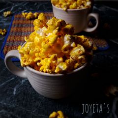 A picture of Cheesy Turmeric popcorn.