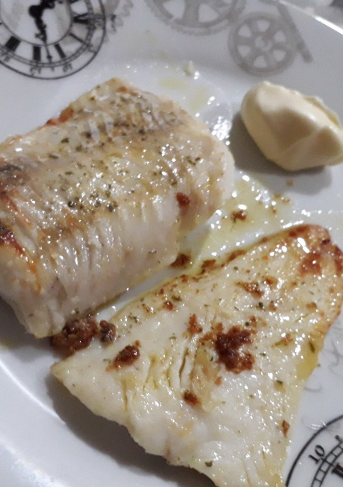 Una foto de Filete de merluza a la plancha