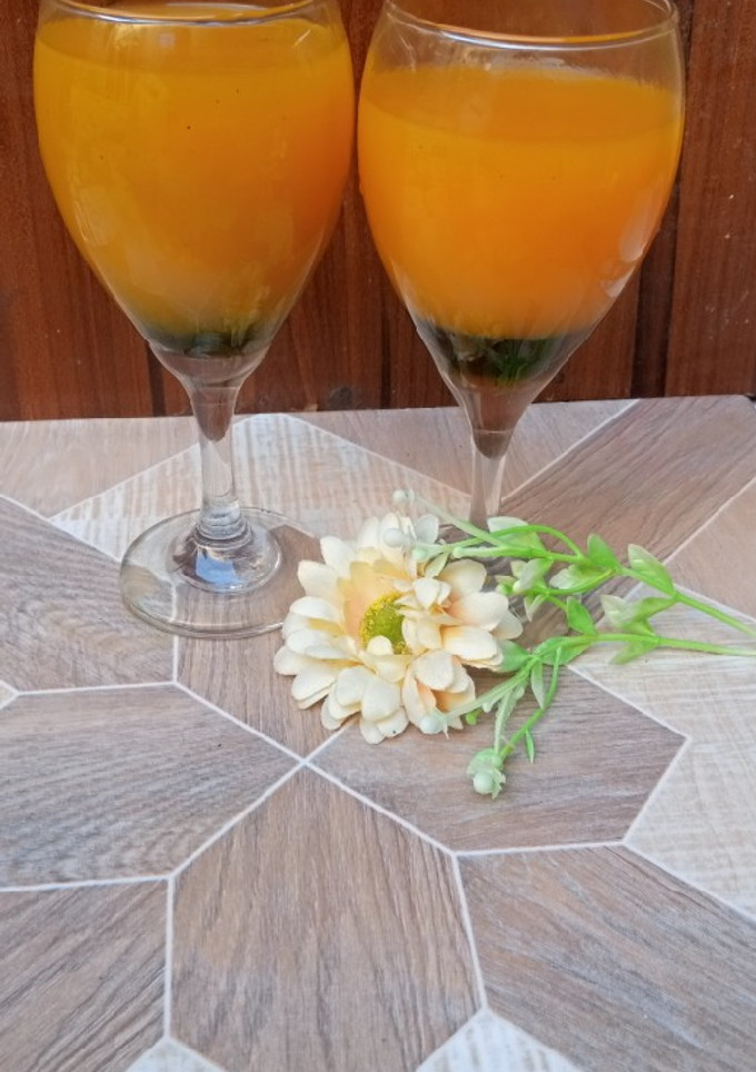 A picture of Mango mocktail.
