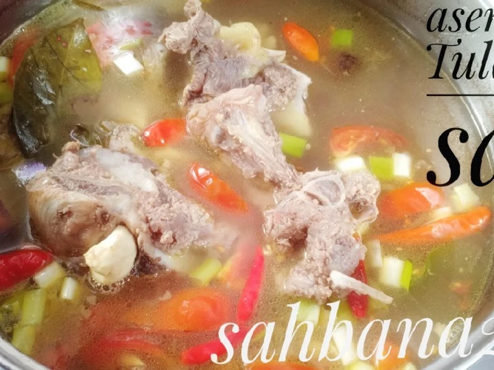 Cara Gampang Menyiapkan Resep Asem asem Tulangan sapi Anti Ribet, Lezat