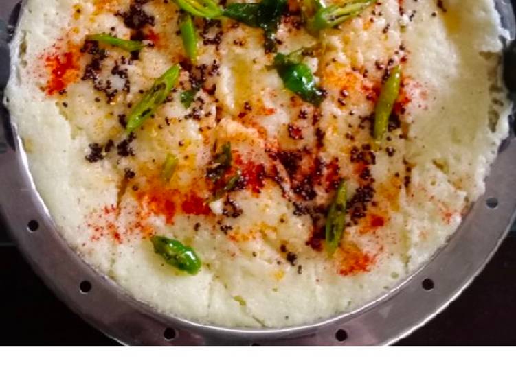 Steps to Make Quick Rava Dhokla