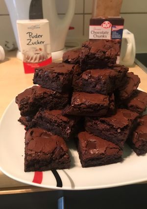 Una foto de Chunky brownies