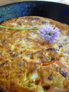 Una foto de Tortilla con soja texturizada