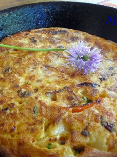 Una foto de Tortilla con soja texturizada