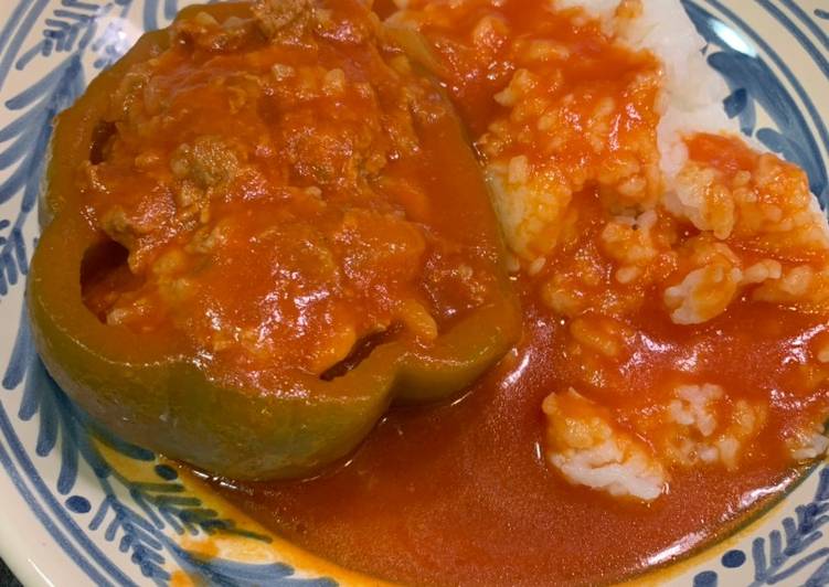 Recipe of Super Quick Homemade Simple Stuffed Peppers