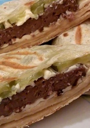Una foto de Hamburguesa kebab