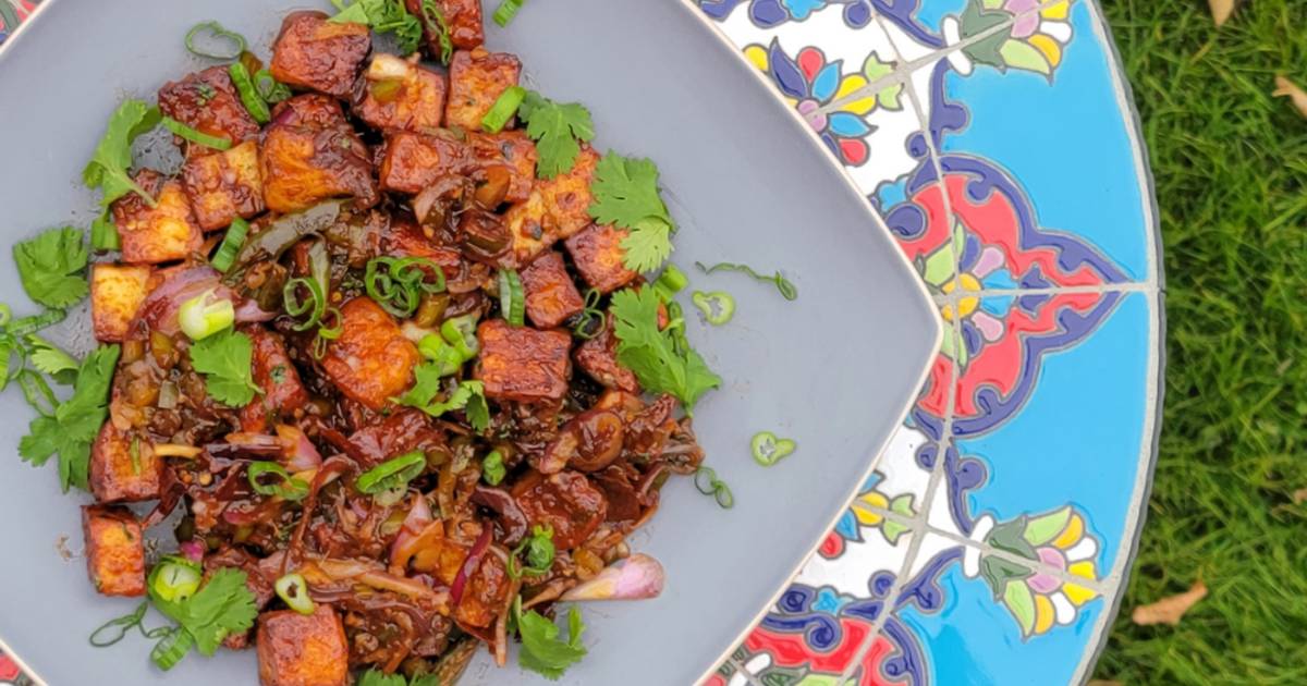 Chilli Paneer Air Fryer Recipe. Hakka Restaurant Style but Healthier