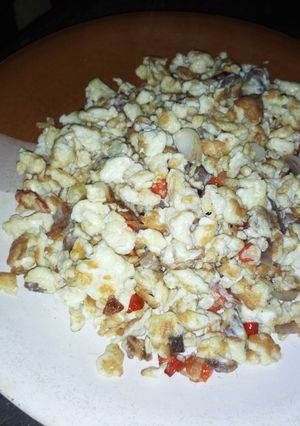 A picture of Meat Scramble egg.