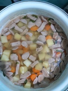 Foto resep Sayur sop baso simple