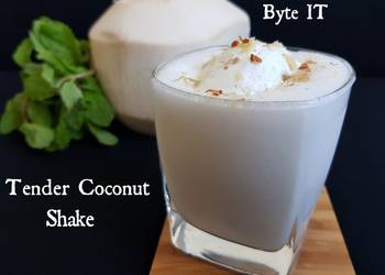 The New Way Make Recipe Tender coconut shake Very Delicious The New Way Make Recipe Tender coconut shake Very Delicious