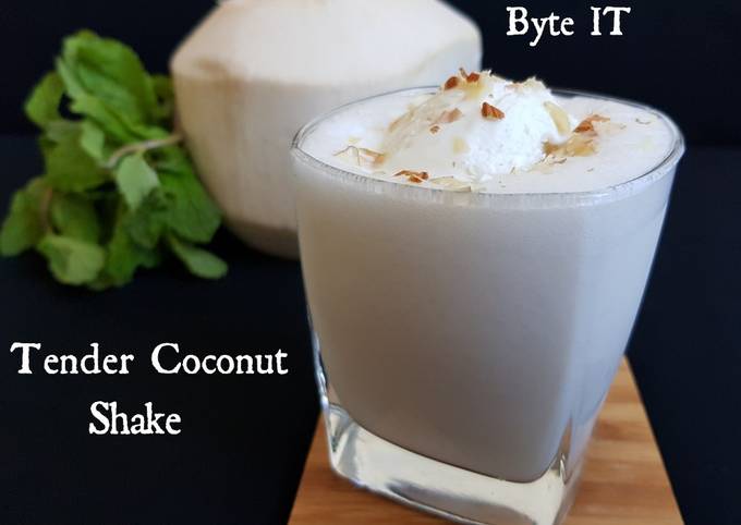 Tender coconut shake