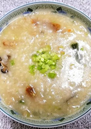 自製鹹粥 的食譜成品照片