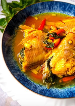 Foto resep 242. Kepala Kakap Kuah Asam Khas Manado