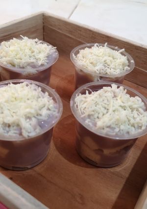 Foto resep Setup roti tawar (taro toping keju)