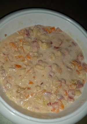 A picture of Fruits salad.