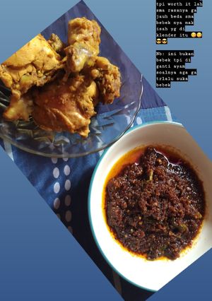 Foto resep Ayam sambal ireng madura